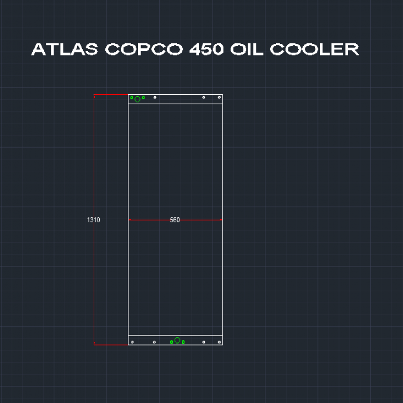 ATLAS COPCO 450 OIL COOLER 9096614700